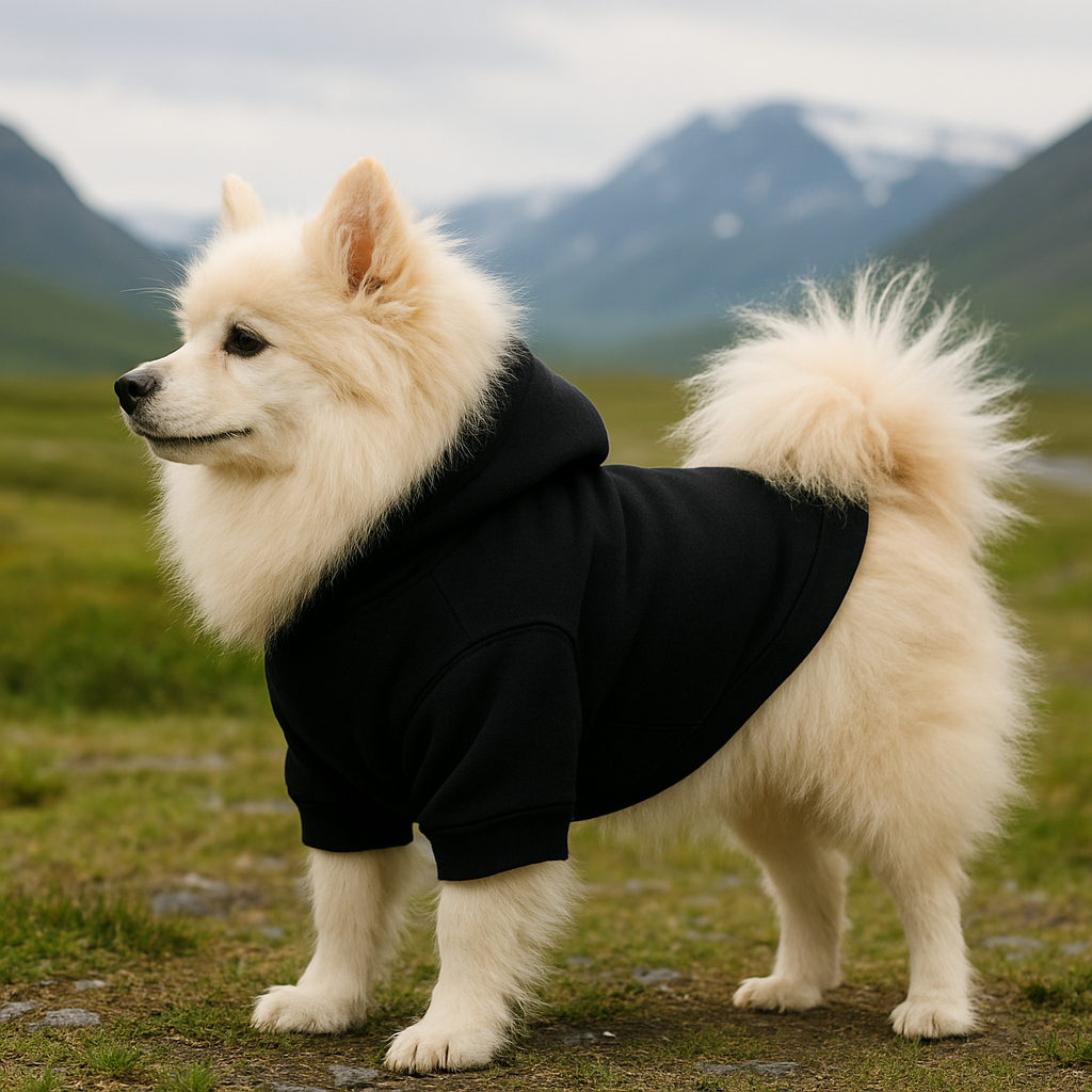 Cozy Black Dog Hoodie