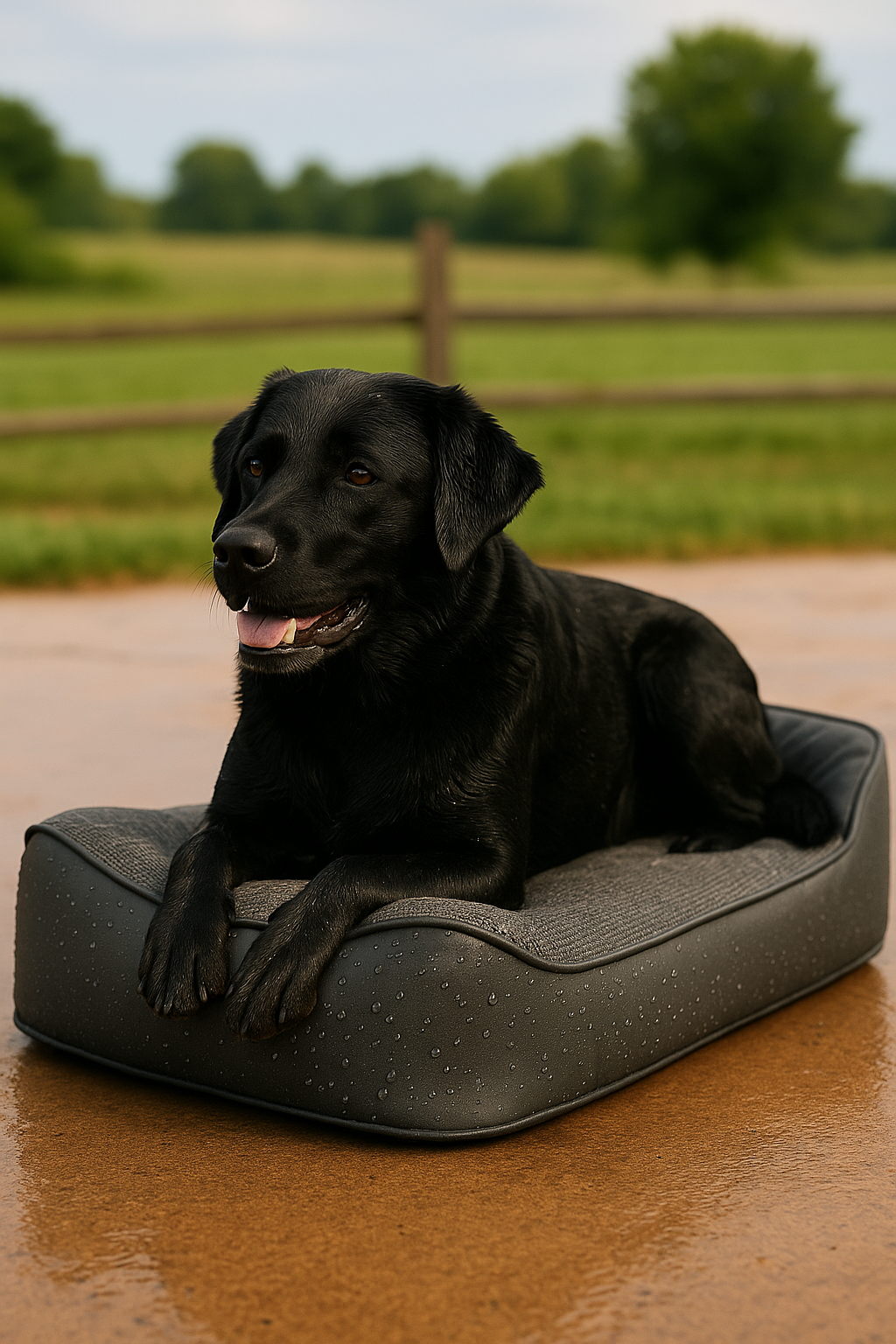 Waterproof Removable Washable Cover Orthopedic Dog Bed for Large Dogs