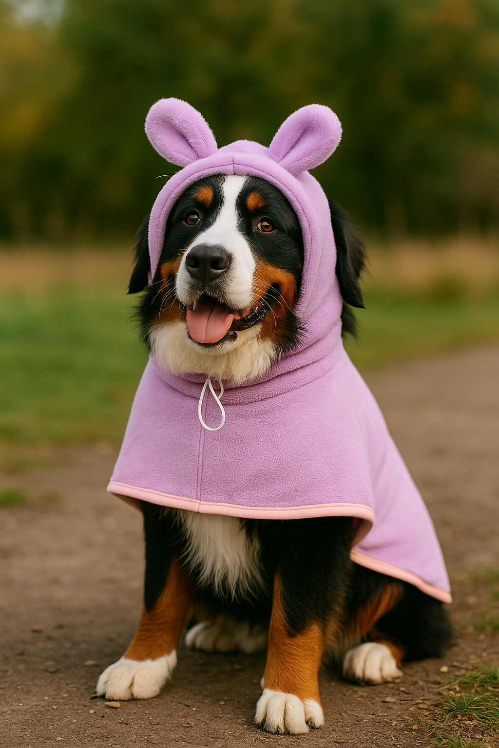 Dogs and Cats Bathrobe Hoodie